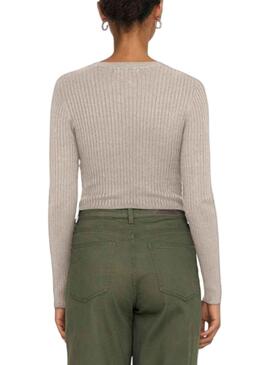 Pullover Only Karol Beige für Damen