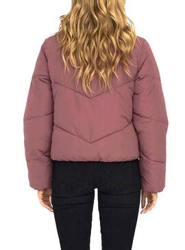 Jacke Gepolstert Only Maggi Pink für Damen
