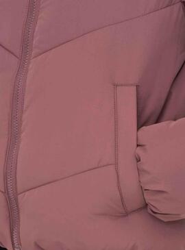 Jacke Gepolstert Only Maggi Pink für Damen