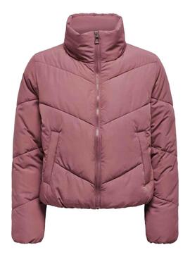 Jacke Gepolstert Only Maggi Pink für Damen