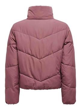 Jacke Gepolstert Only Maggi Pink für Damen