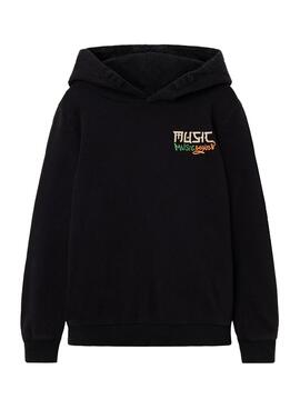 Sweatshirt Name It Salat Schwarz für Junge