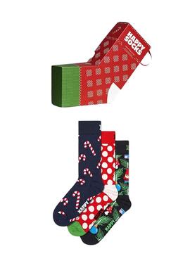 Pack Happy Socks Weihnachtsstrümpfe