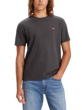 T-Shirt Levis Original Logo Grau für Herren