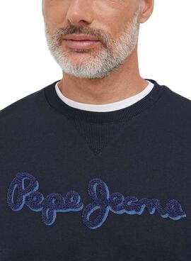 Sweatshirt Pepe Jeans Ryan Marineblau für Herren