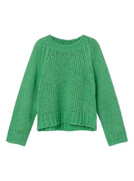 Pullover Name It Menge Boxy Grün für Mädchen
