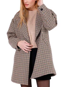 Mantel Naf Naf Oversize Pata De Gallo für Damen