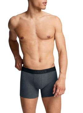 Unterhose Levis Logo Box Schwarz für Herren