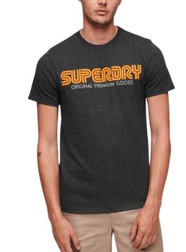 T-Shirt Superdry Repeat Marineblau für Herren