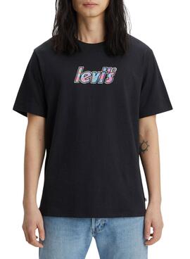 T-Shirt Levis Relaxed Fit Schwarz für Herren