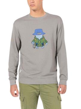 Sweatshirt El Pulpo Explorer Anthrazit für Herren