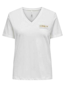 T-Shirt Only Nori Weiss für Damen
