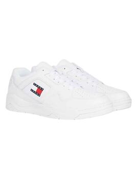 Sneakers Tommy Jeans Leather Weiss Herren