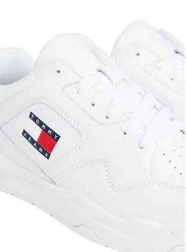 Sneakers Tommy Jeans Leather Weiss Herren