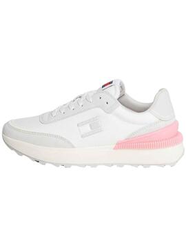 Sneakers Tommy Jeans Rech Runner Weiss Damen