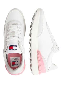 Sneakers Tommy Jeans Rech Runner Weiss Damen