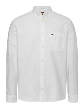 Hemd Tommy Jeans Reg Oxford Weiss für Herren