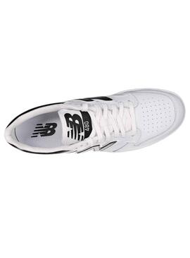 Sneakers New Balance BB480 Weiss und Schwarz