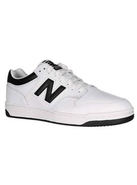 Sneakers New Balance BB480 Weiss und Schwarz