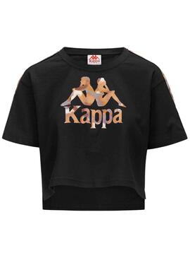 T-Shirt Kappa Vapua Schwarz für Damen