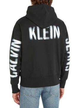 Sweatshirt Calvin Klein Illusion Schwarz für Herren