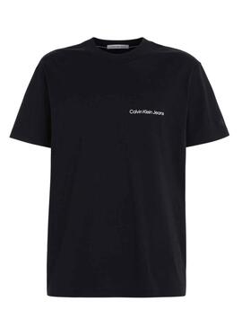 T-Shirt Calvin Klein Jeans Basica Schwarz