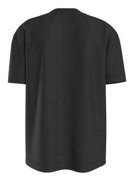 T-Shirt Calvin Klein Illusion Schwarz für Herren