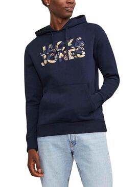 Sweatshirt Jack & Jones Jeff Marineblau für Herren