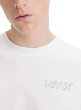 T-Shirt Levis Relaxed Weiss für Herren