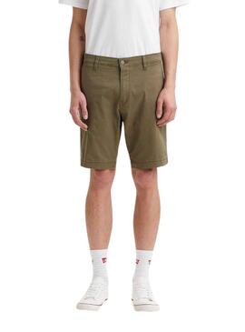 Bermudas Levis Chino Grün Oliva für Herren