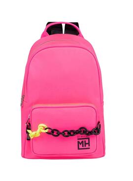 Rucksack Munich Rosa Fuchsia-Kette für Damen