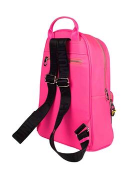 Rucksack Munich Rosa Fuchsia-Kette für Damen