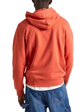 Sweatshirt Pepe Jeans Joe Hoodie Orange Herren