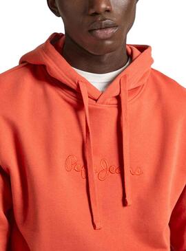 Sweatshirt Pepe Jeans Joe Hoodie Orange Herren