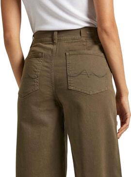 Hose Culotte Pepe Jeans Tania Grün für Damen