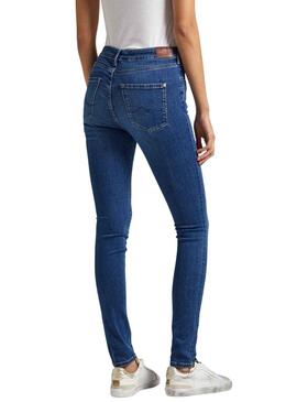 Hose Jeans Pepe Jeans Skinnt Tiro Alto Damen