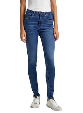 Hose Jeans Pepe Jeans Skinnt Tiro Alto Damen