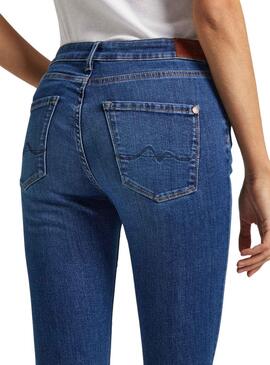 Hose Jeans Pepe Jeans Skinnt Tiro Alto Damen