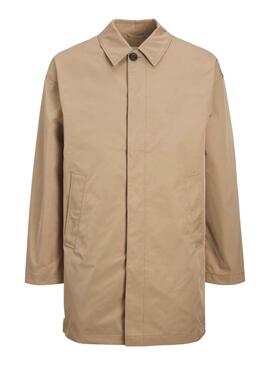 Trenchcoat Jack & Jones Crease Mac Beige Herren