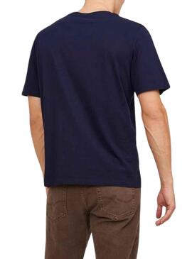 T-Shirt Jack & Jones Paulos Marineblau für Herren