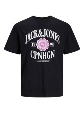 T-Shirt Jack & Jones Lucca Schwarz Herren