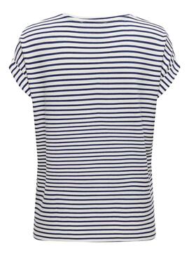 T-shirt Only Moster Stripe Weiß für Damen