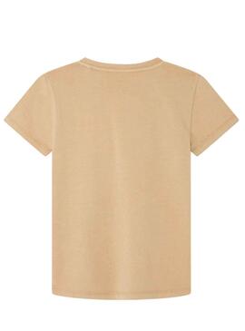 T-Shirt Pepe Jeans Jacco Beige für Junge