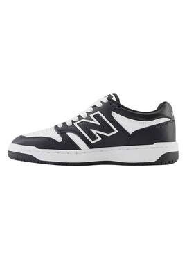 Turnschuhe New Balance 480 Weiß Schwarz für Kinder