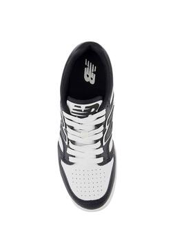 Turnschuhe New Balance 480 Weiß Schwarz für Kinder