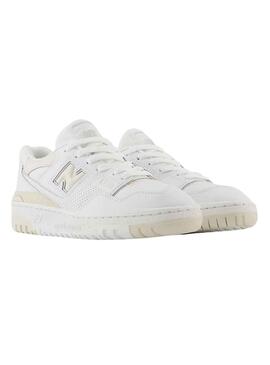 Sneakers New Balance 550 Weiß Beige für Kinder
