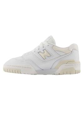 Sneakers New Balance 550 Weiss Beige für Junges