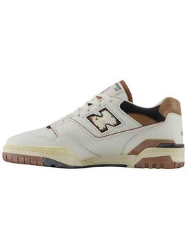 Sneakers New Balance BB550 Marron und Weiss