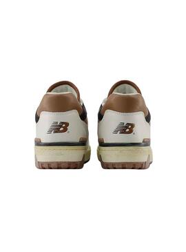 Sneakers New Balance BB550 Marron und Weiss