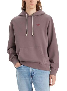 Sweatshirt Levis Original Hoodie Braun für Herren